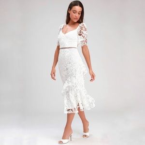 Briarwood White Lace Dress